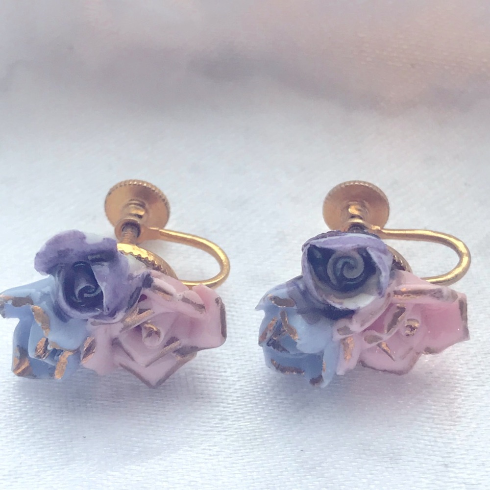 Vintage Floral Earrings